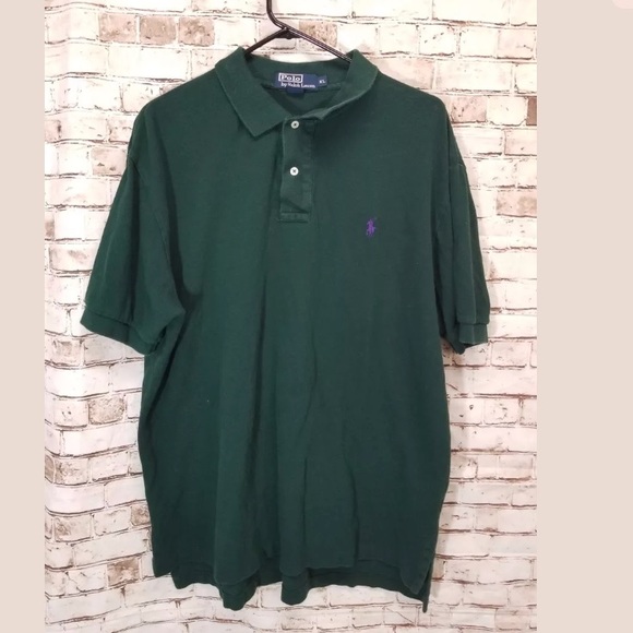 hunter green ralph lauren polo shirt